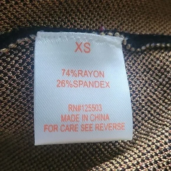 NWT Torn Ronny Kobo XS Baroque Vivienne Peplum Sweater Top Coquette Goth Black - Picture 7 of 10